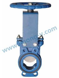 API ductile iron Lug knife gate valve